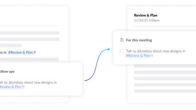 File meeting-specific information so it's available for your next conversation