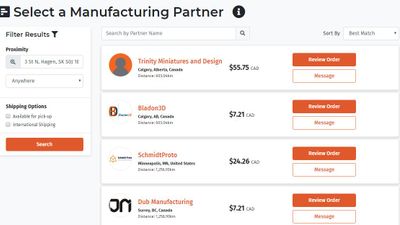 Select a manufacturing partner that meets your needs and get your parts manufactured today!