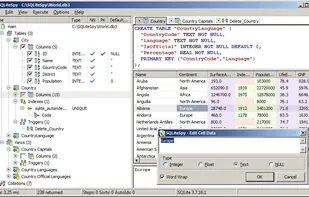 SQLiteSpy screenshot 1