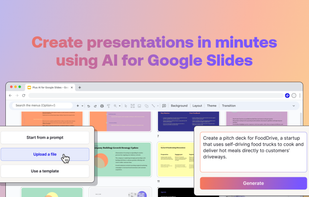 AI for Google Slides
Demo