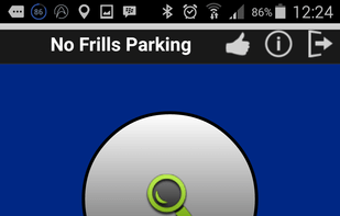 Just parked my car, press the red button to save my location.