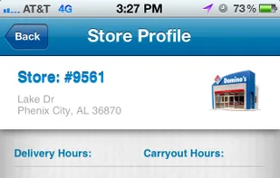 Domino’s Pizza screenshot 1