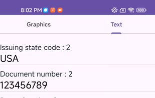 Extracted OCR result
