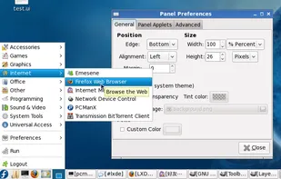 LXPanel screenshot 2