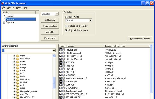 Multi File Renamer: MultiFileRename is a program that can easily ...