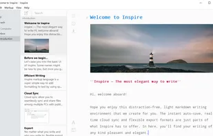 Inspire Writer screenshot 1