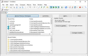 EmEditor screenshot 1
