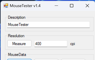 MouseTester screenshot 1