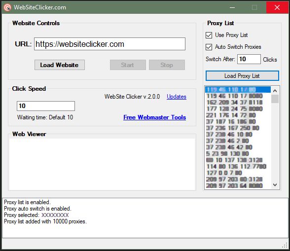 Web clickers