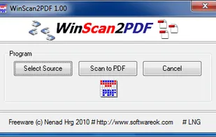 WinScan2PDF screenshot 1