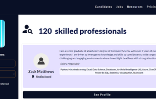 DataJobba screenshot 2