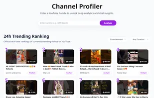 Trending Chart and Niche Channels
