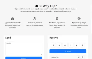 Clip — Send Text screenshot 1
