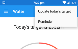 Drinking water reminder screenshot 1