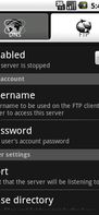 FTP server settings