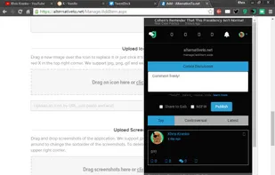 Using Dissenter whilst making this page.