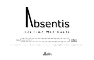 Absentis Web Cache Service screenshot 1