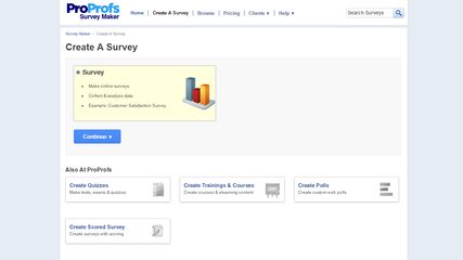 ProProfs Survey Maker screenshot 1