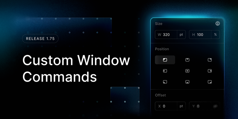 Raycast v1.75 introduces custom window management commands for pro subscribers image