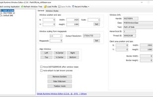 Simple Runtime Window Editor (SRWE) screenshot 1