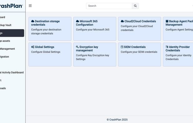 CrashPlan screenshot 1