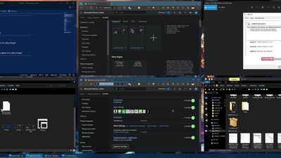 GridWM (Grid Window Manager) screenshot 1