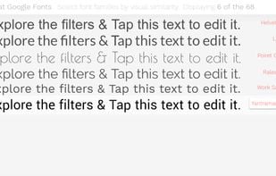 Better Font Finder screenshot 1