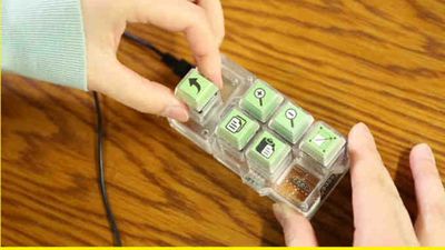 Make Virtual Keycaps and toolbars.