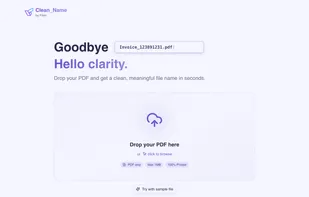 Clean_Name screenshot 1