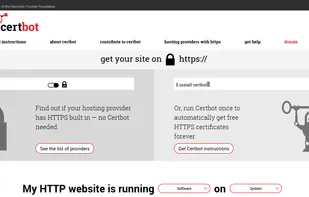 Certbot screenshot 1