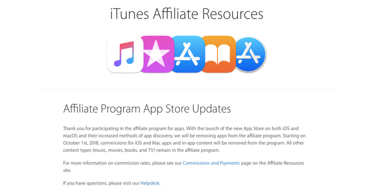 Apple discontinuing App Store affiliate program, endangering revenue for members image