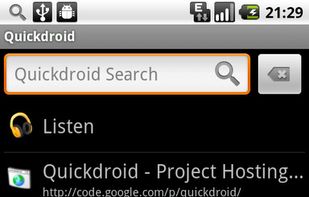 Quickdroid Search screenshot 3