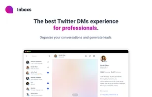 The best Twitter DMs experience ever — for professionals.