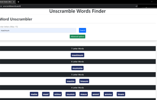 Unscramble Words screenshot 1