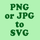 PNG to SVG icon