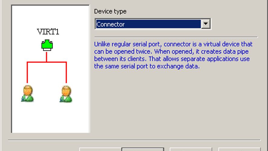 Virtual Serial Ports Emulator VSPE is intended to help software