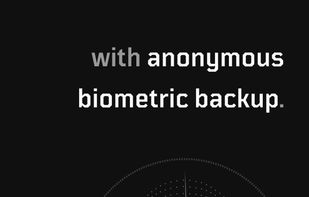 Anonymous biometric backup