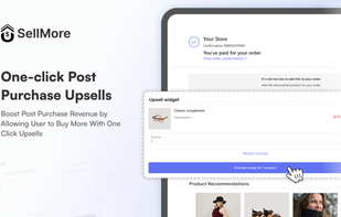 Boost post-purchase revenue with seamless one-click upsells that let customers add more instantly.