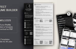 Resume Builder CV Template  screenshot 1