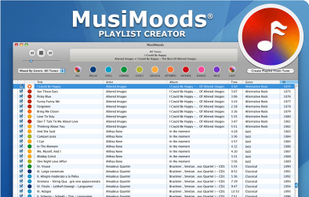 MusiMoods Playlist Creator screenshot 1
