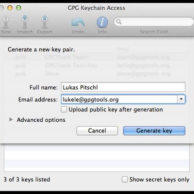 how to remove a key from gpg suite mac