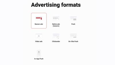 Advertising formats