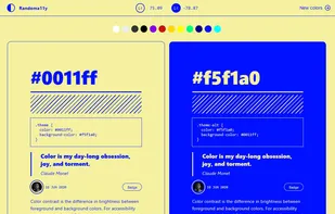 Randoma11y screenshot 1