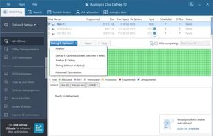 Auslogics Disk Defrag screenshot 1