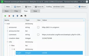 Torrent File Editor screenshot 2