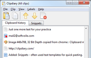 Clipdiary screenshot 1