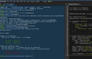 AWS Cloud9 screenshot 1