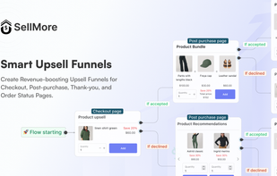 Create smart upsell funnels across checkout, post-purchase, thank you, and order status pages to boost revenue.