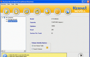 Kernel for Novell Data Recovery screenshot 1