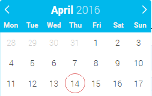 flatpickr screenshot 1